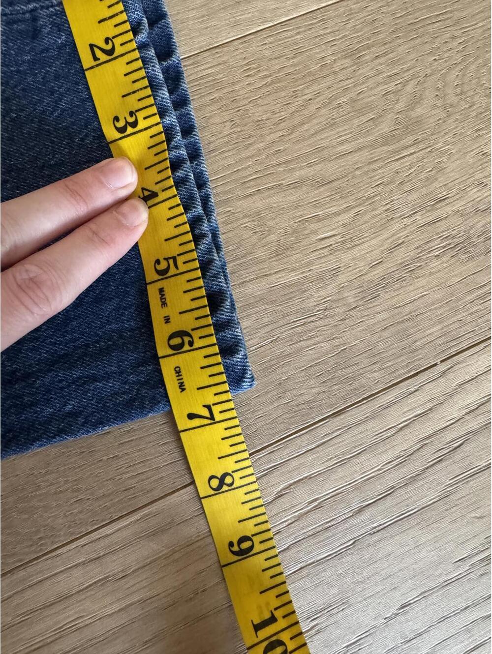 Levi's 501 Straight Jeans - Medium/Dark Wash - W24 L32 - Picture 7 of 9